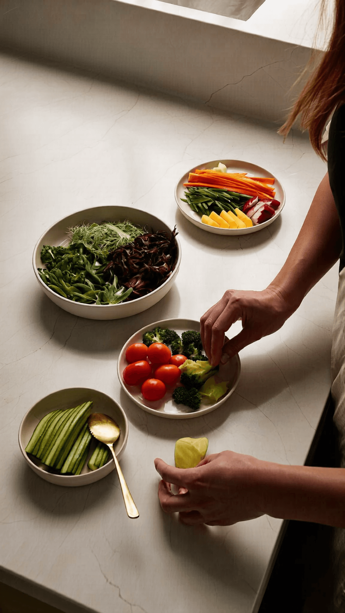 Fresh vegetables representing balanced nutrition